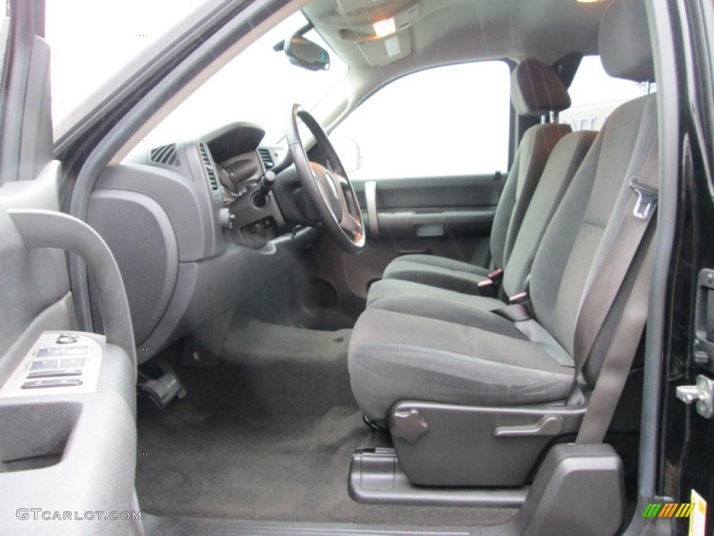 Ebony Interior 2008 Chevrolet Silverado 1500 LT Extended Cab 4x4 Photo #88583293