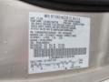  2001 Town Car Signature Light Parchment Gold Metallic Color Code BQ