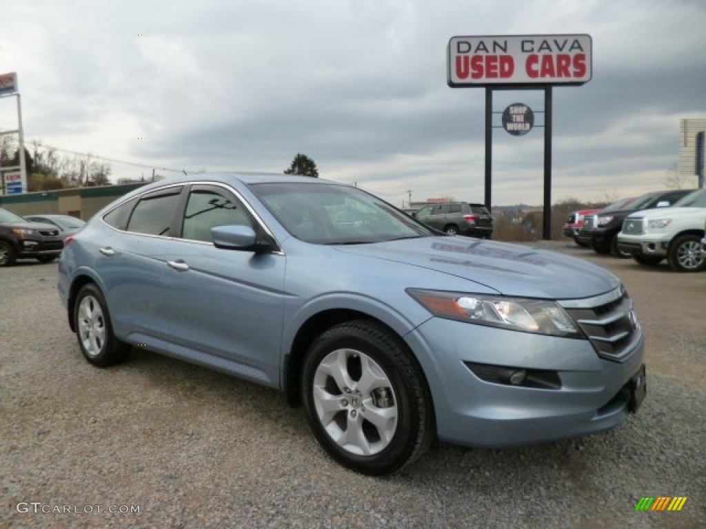 2011 Accord Crosstour EX-L 4WD - Glacier Blue Metallic / Black photo #1