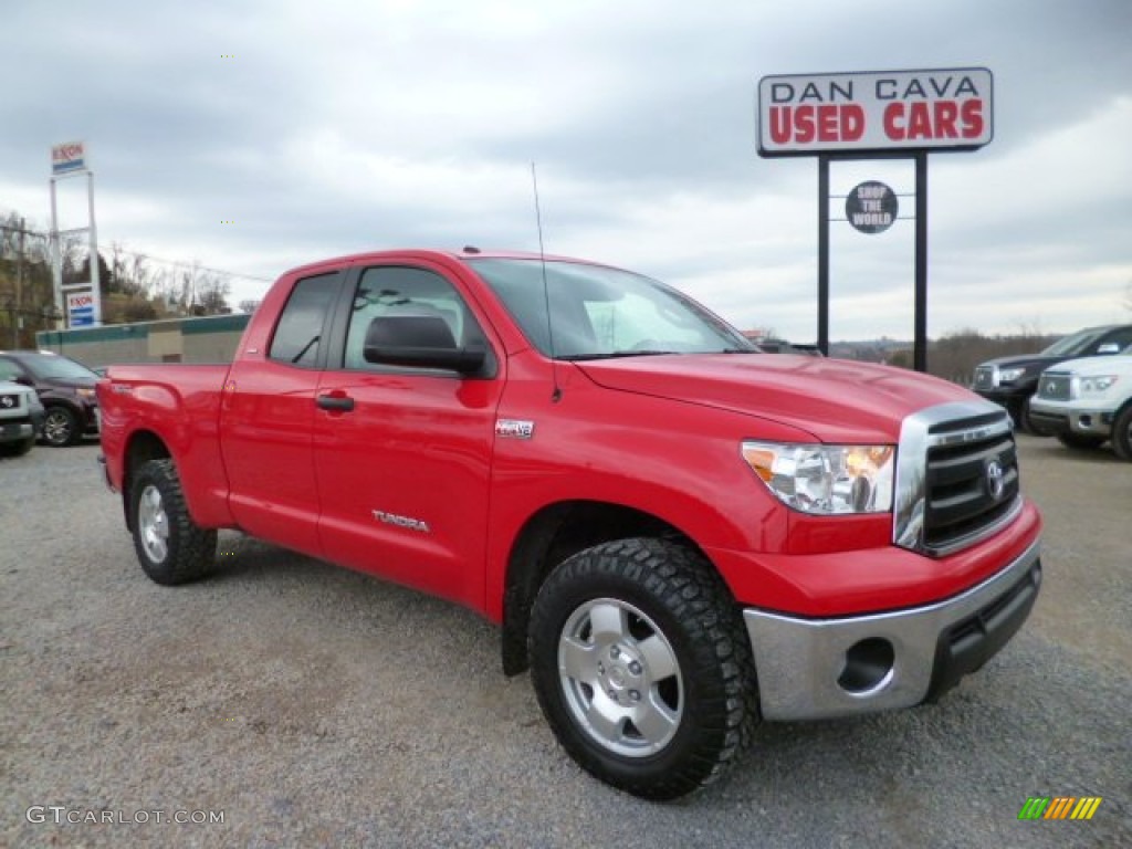 2012 Tundra Double Cab 4x4 - Radiant Red / Graphite photo #1
