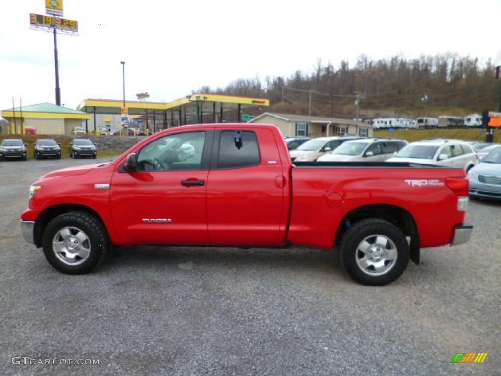 2012 Tundra Double Cab 4x4 - Radiant Red / Graphite photo #4