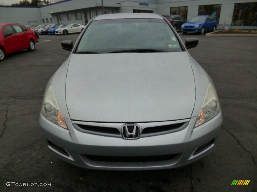 2006 Accord Value Package Sedan - Alabaster Silver Metallic / Black photo #2