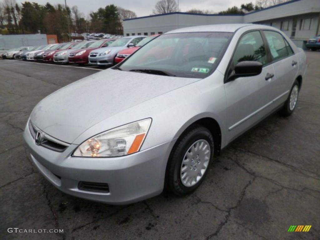 2006 Accord Value Package Sedan - Alabaster Silver Metallic / Black photo #3