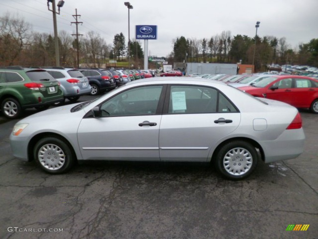 2006 Accord Value Package Sedan - Alabaster Silver Metallic / Black photo #4