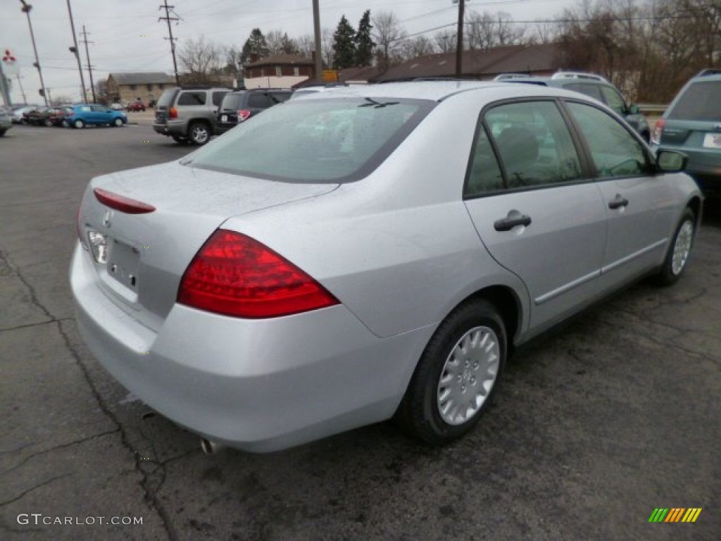 2006 Accord Value Package Sedan - Alabaster Silver Metallic / Black photo #7