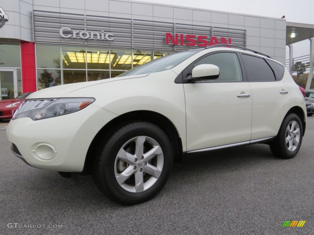 2009 Murano SL - Glacier Pearl / Beige photo #1