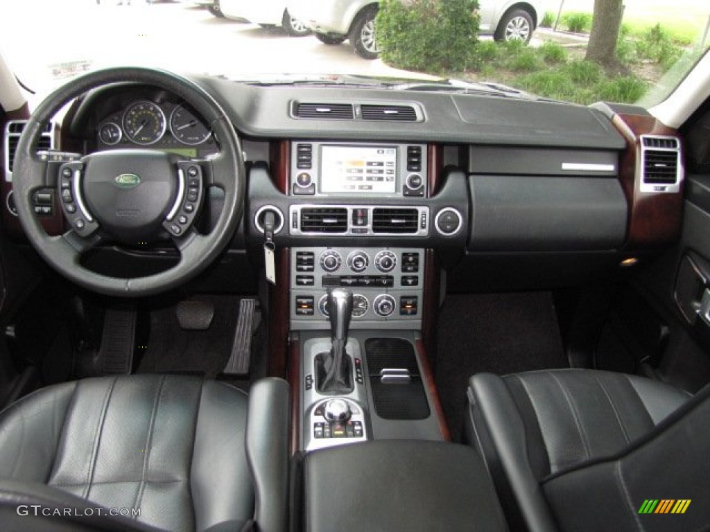 2008 Range Rover V8 HSE - Java Black Pearlescent / Jet Black photo #3