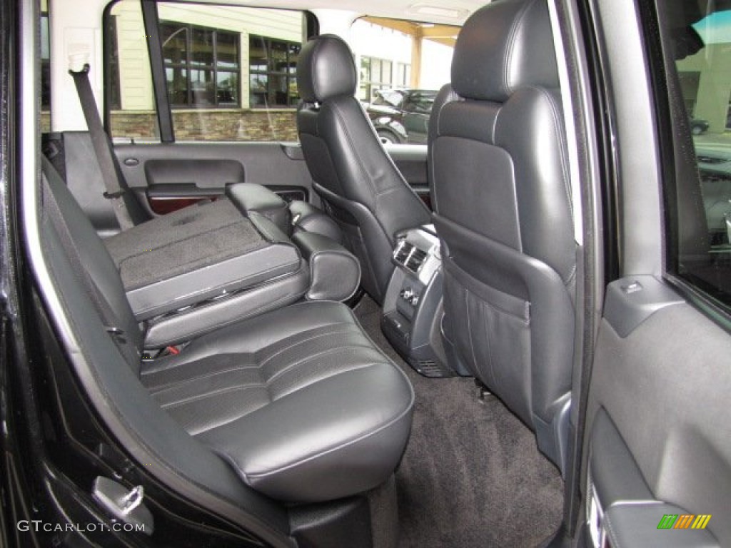 2008 Range Rover V8 HSE - Java Black Pearlescent / Jet Black photo #4