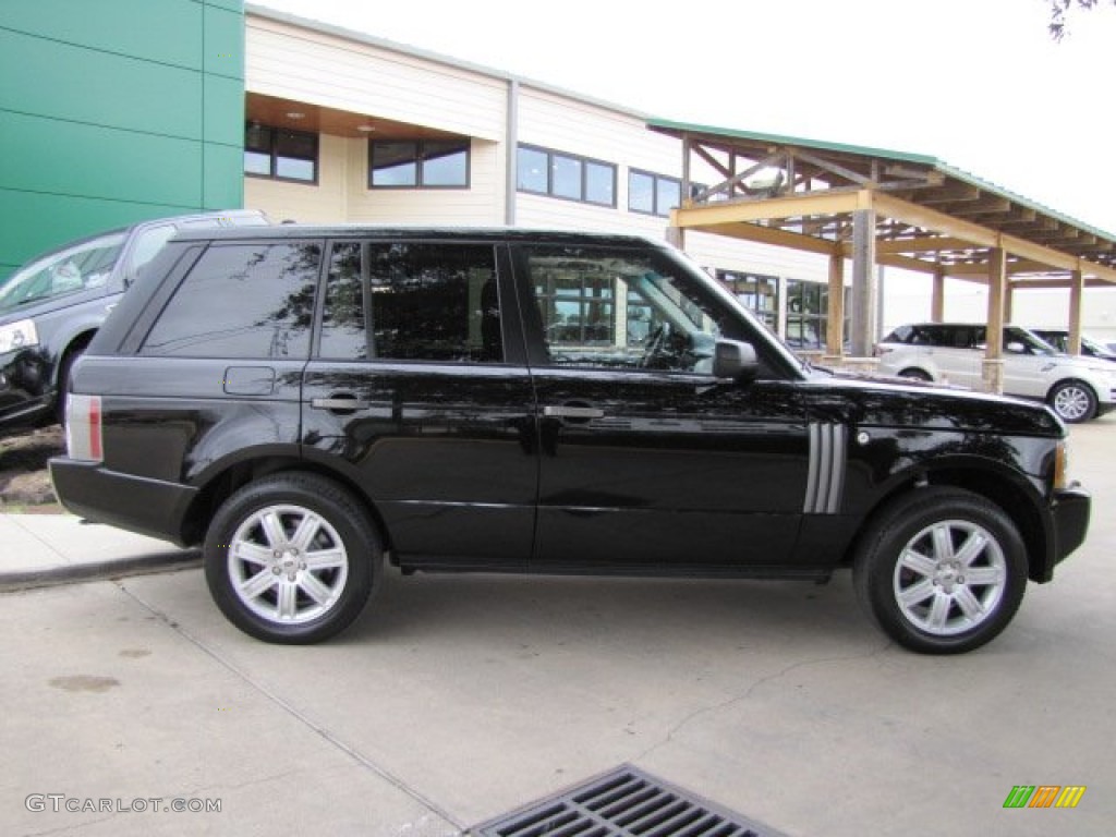 2008 Range Rover V8 HSE - Java Black Pearlescent / Jet Black photo #11
