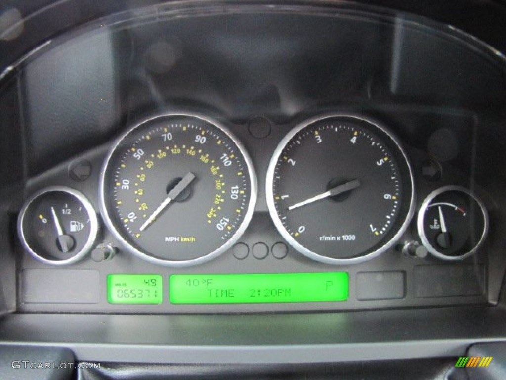 2008 Range Rover V8 HSE - Java Black Pearlescent / Jet Black photo #15