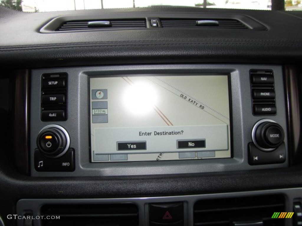 2008 Range Rover V8 HSE - Java Black Pearlescent / Jet Black photo #19