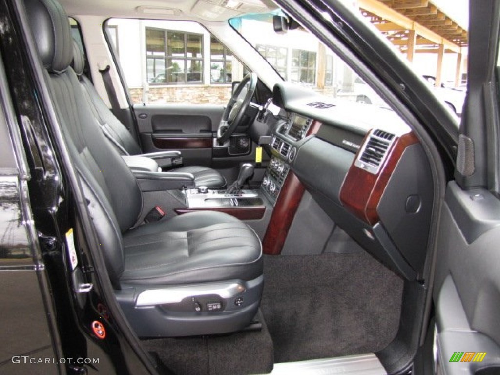 2008 Range Rover V8 HSE - Java Black Pearlescent / Jet Black photo #21
