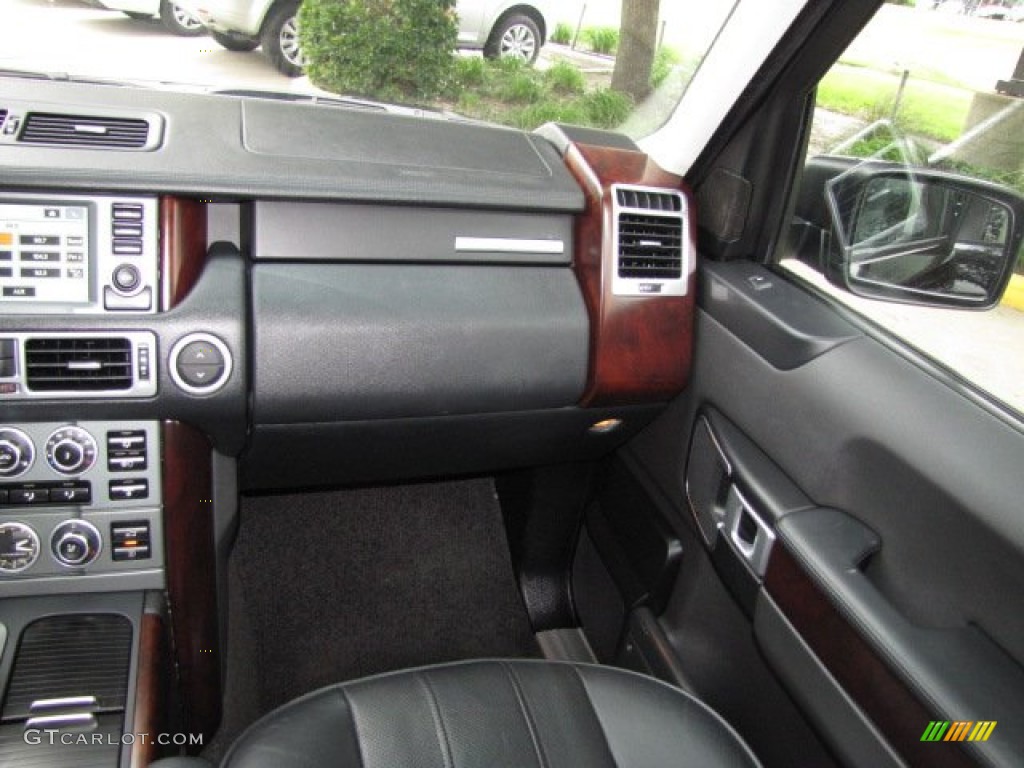 2008 Range Rover V8 HSE - Java Black Pearlescent / Jet Black photo #22