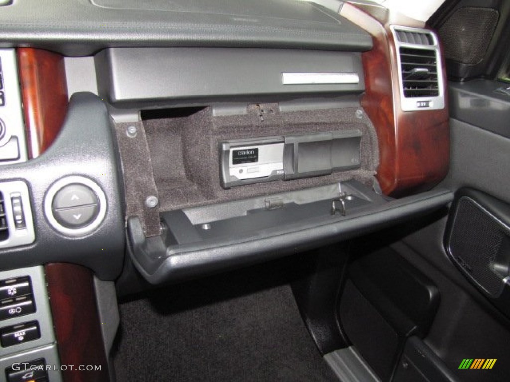 2008 Range Rover V8 HSE - Java Black Pearlescent / Jet Black photo #23