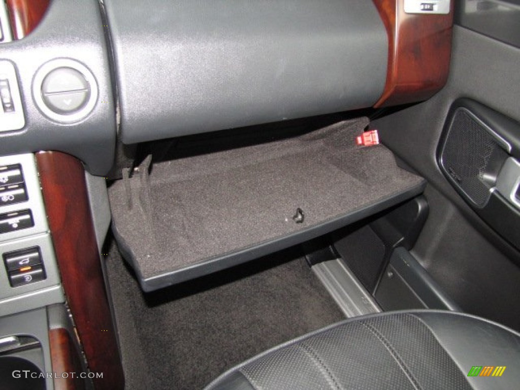 2008 Range Rover V8 HSE - Java Black Pearlescent / Jet Black photo #24