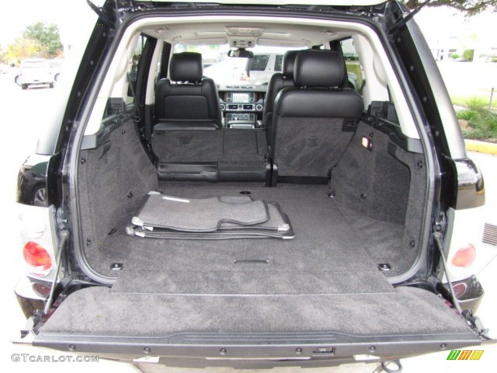 2008 Range Rover V8 HSE - Java Black Pearlescent / Jet Black photo #26