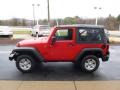 2013 Flame Red Jeep Wrangler Sport 4x4  photo #5