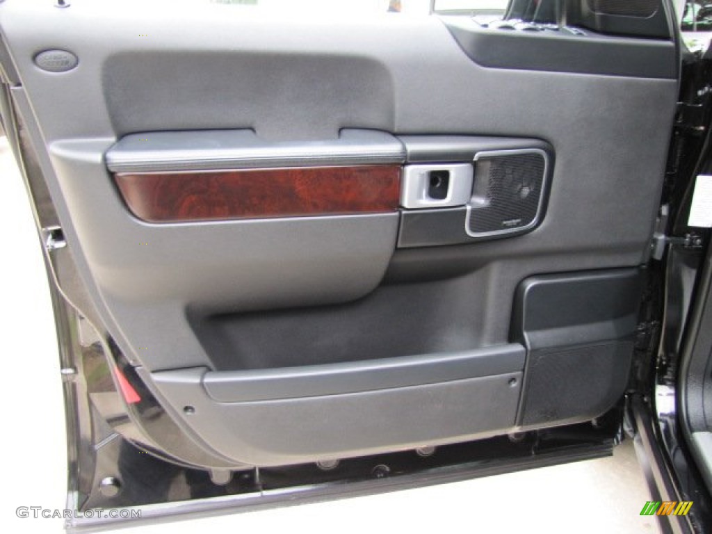 2008 Range Rover V8 HSE - Java Black Pearlescent / Jet Black photo #34
