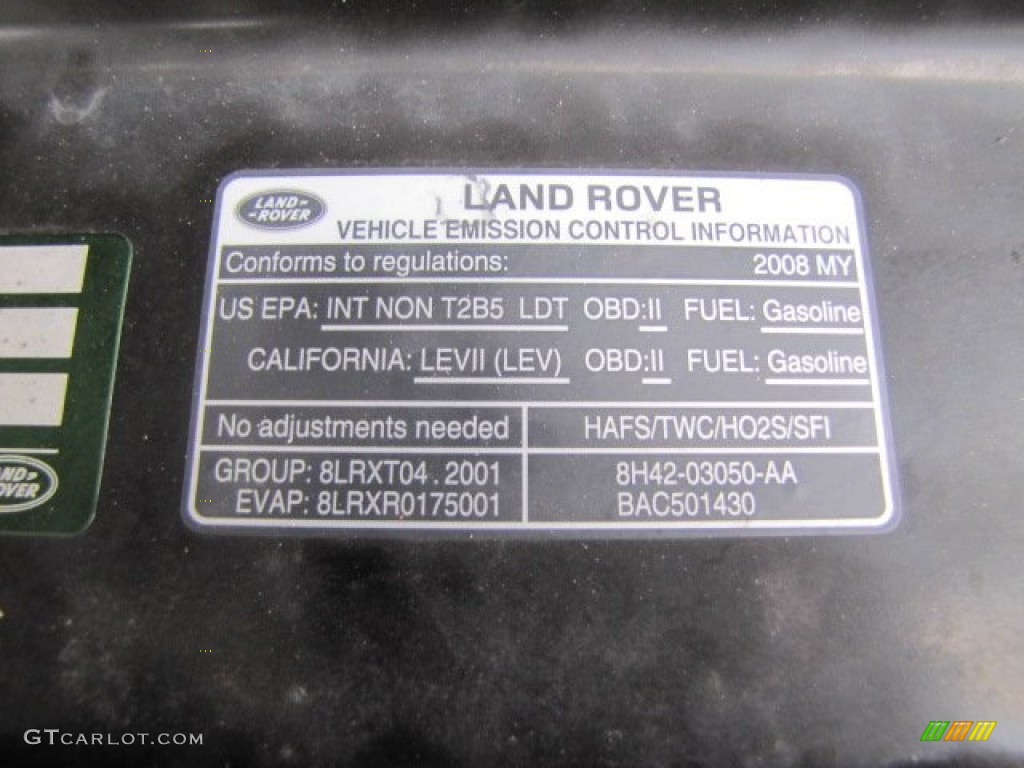 2008 Range Rover V8 HSE - Java Black Pearlescent / Jet Black photo #50