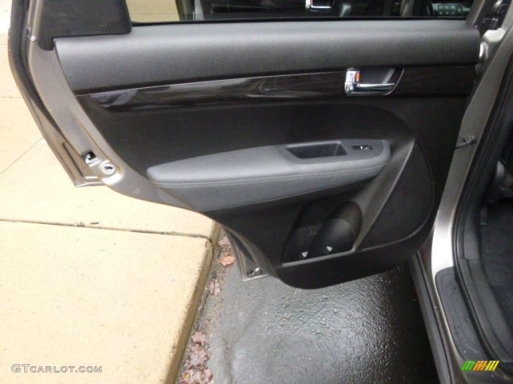 2011 Sorento EX V6 AWD - Titanium Silver / Black photo #13