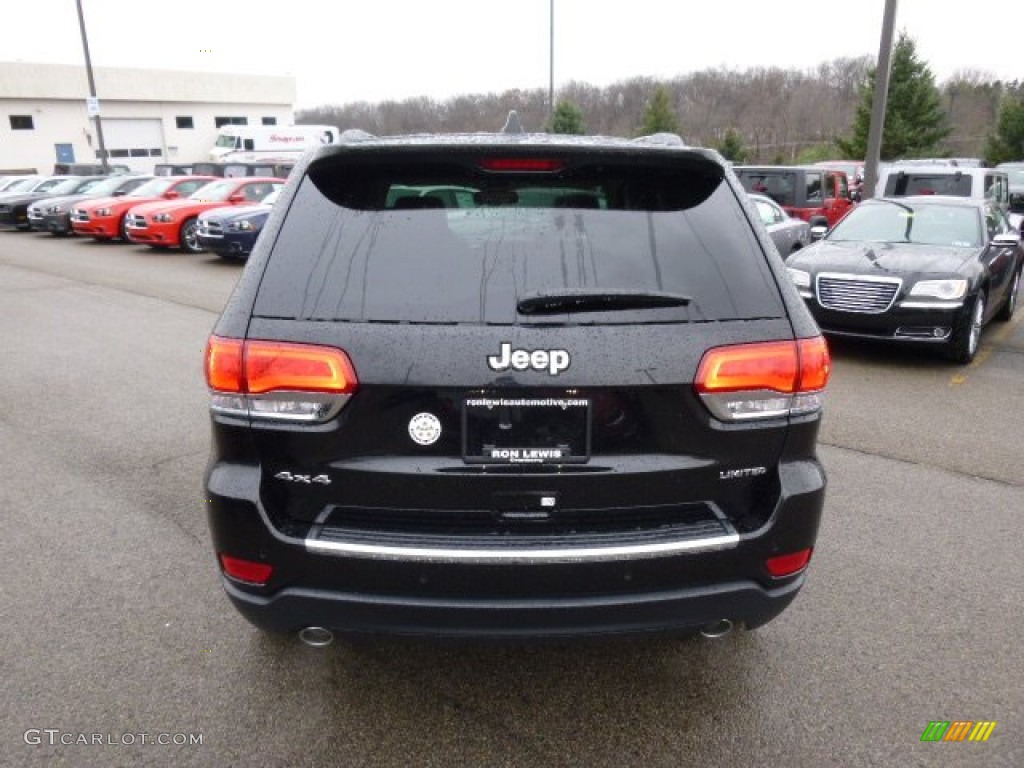 2014 Grand Cherokee Limited 4x4 - Brilliant Black Crystal Pearl / New Zealand Black/Light Frost photo #7