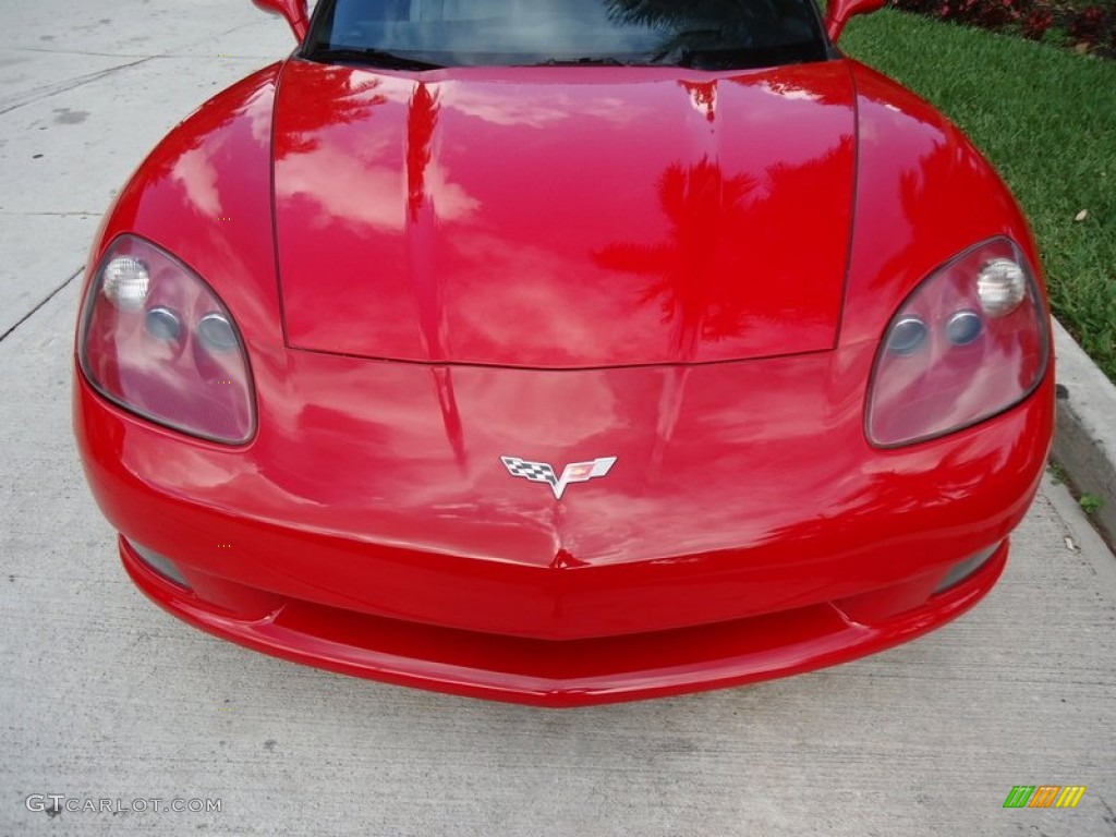 2005 Corvette Coupe - Victory Red / Steel Grey photo #5