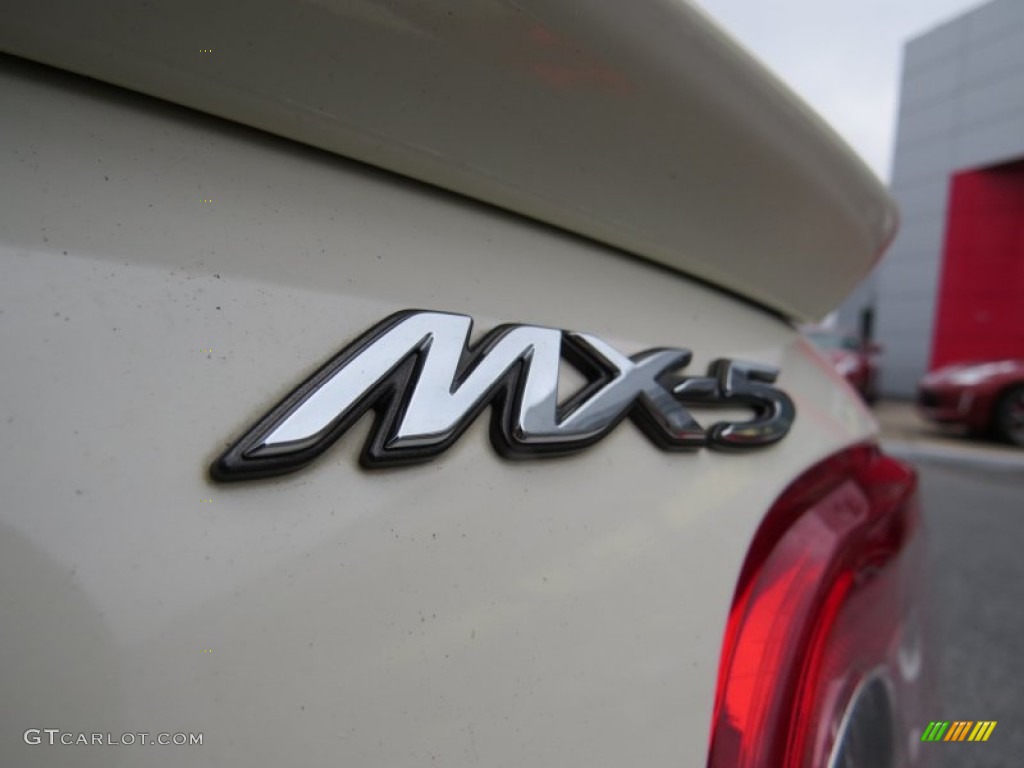 2009 MX-5 Miata Sport Roadster - Marble White / Black photo #14