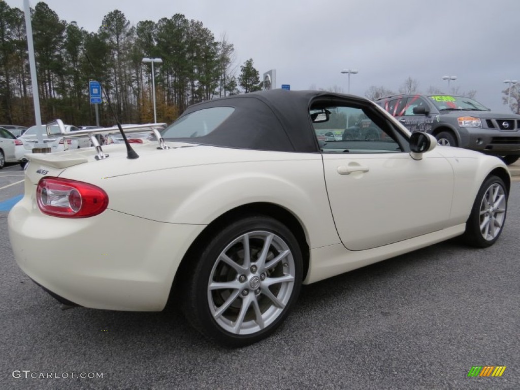 2009 MX-5 Miata Sport Roadster - Marble White / Black photo #17