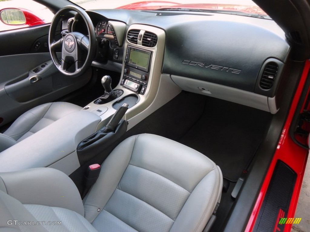 2005 Chevrolet Corvette Coupe Steel Grey Dashboard Photo #88589938