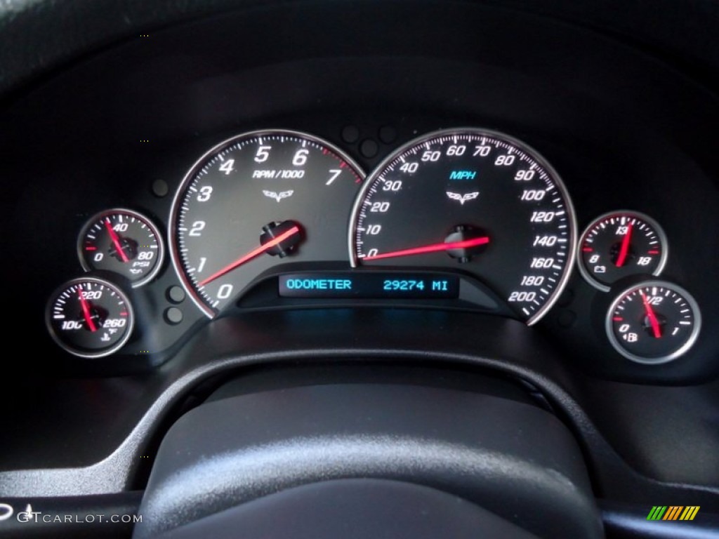 2005 Chevrolet Corvette Coupe Gauges Photo #88590199