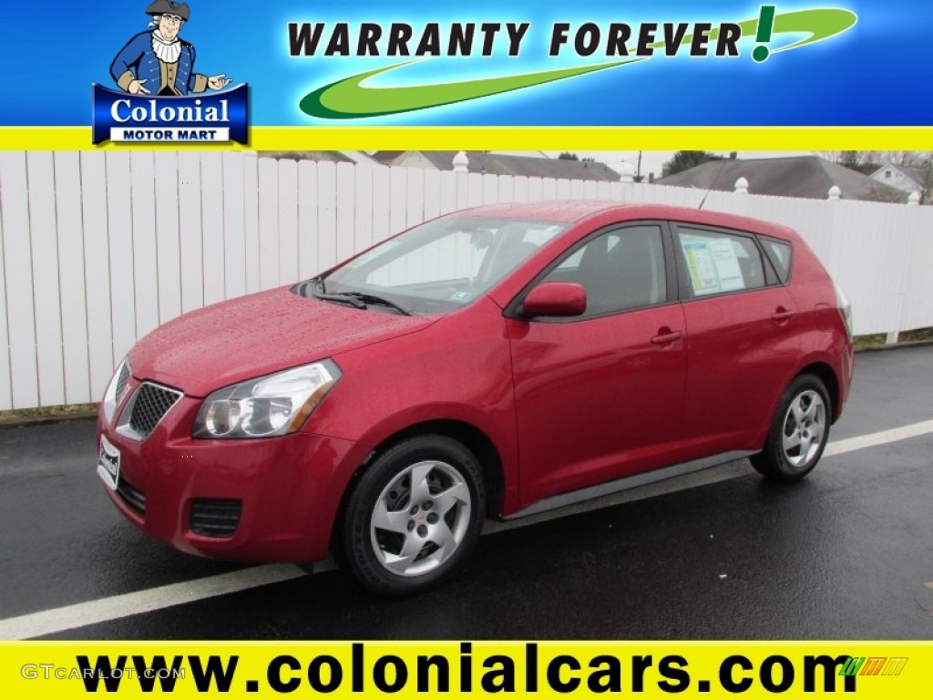 Red Hot Metallic Pontiac Vibe