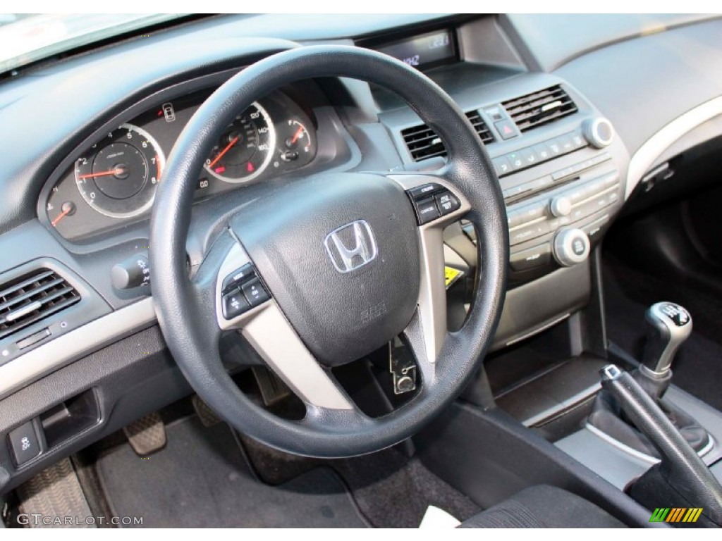 2011 Honda Accord LX Sedan Black Dashboard Photo #88590815