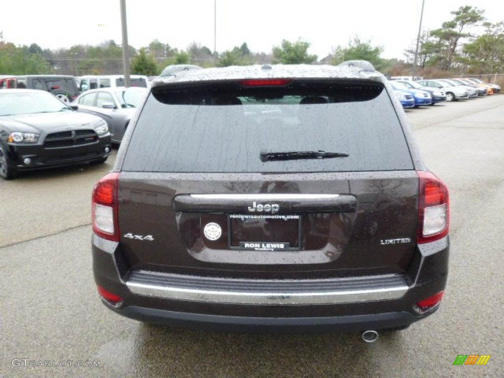 2014 Compass Limited 4x4 - Rugged Brown Metallic / Dark Slate Gray/Light Pebble photo #7