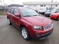 2014 Deep Cherry Red Crystal Pearl Jeep Compass Latitude 4x4  photo #4