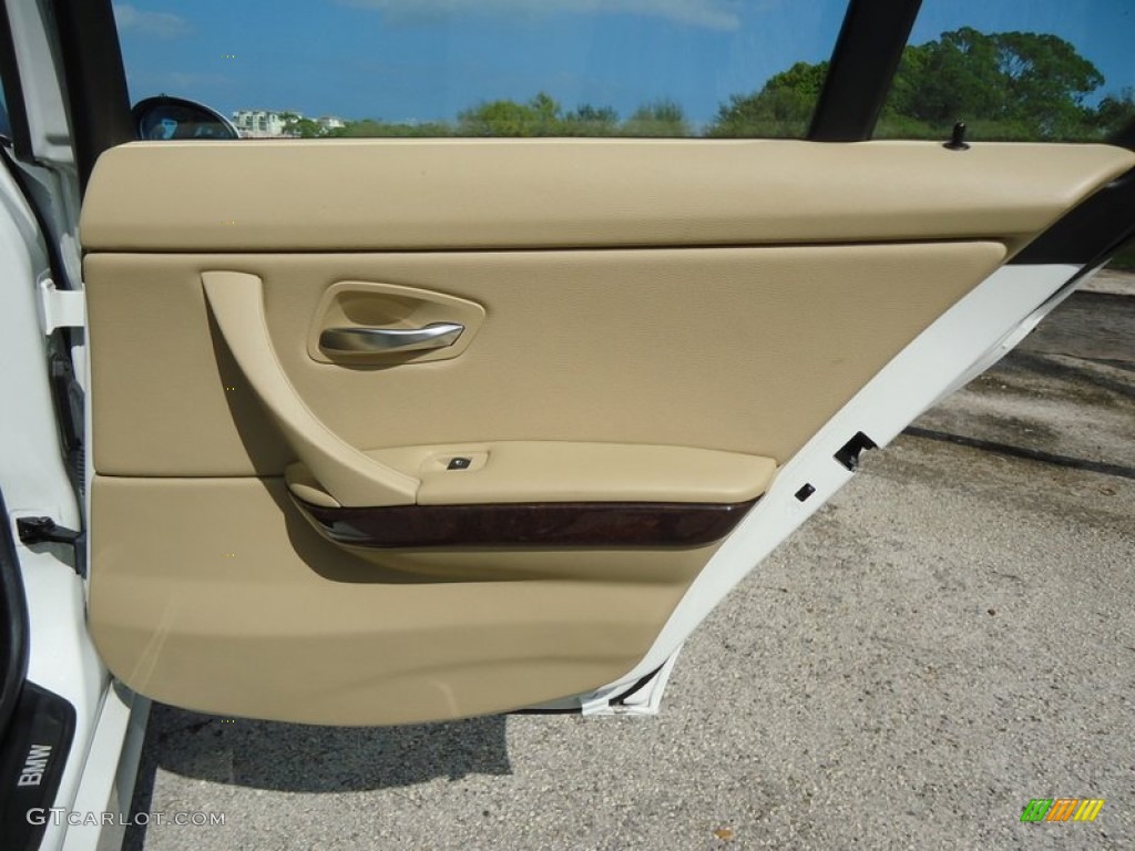 2006 BMW 3 Series 325i Sedan Beige Door Panel Photo #88591186