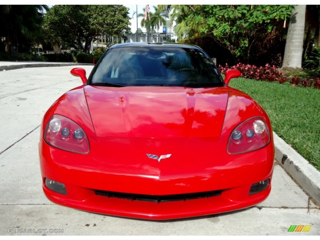 2005 Corvette Coupe - Victory Red / Steel Grey photo #68