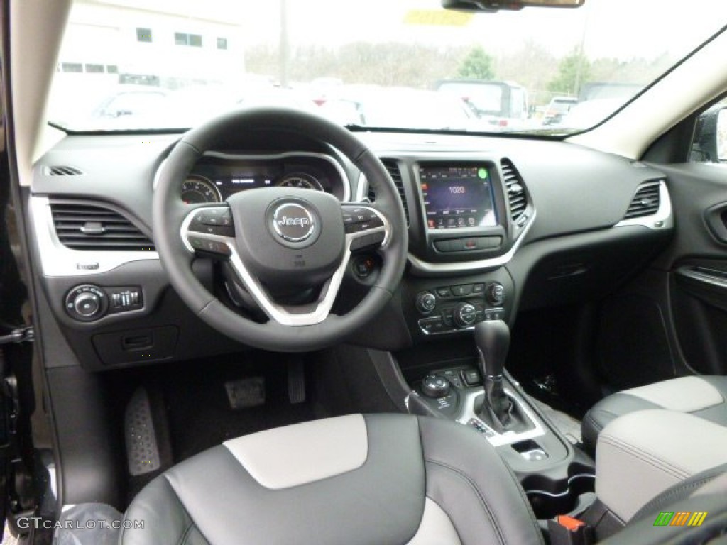 Iceland - Black/Iceland Gray Interior 2014 Jeep Cherokee Limited 4x4 Photo #88592197