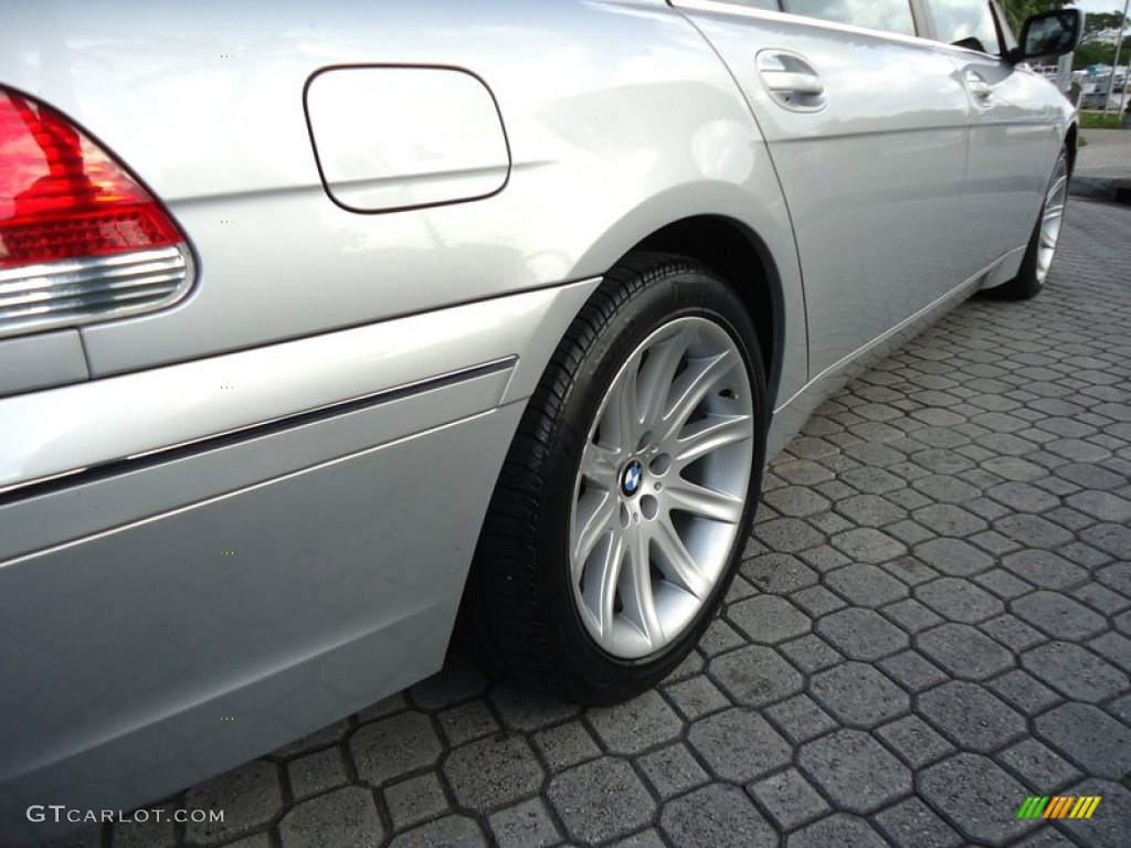 2003 7 Series 745Li Sedan - Titanium Silver Metallic / Basalt Grey/Flannel Grey photo #21