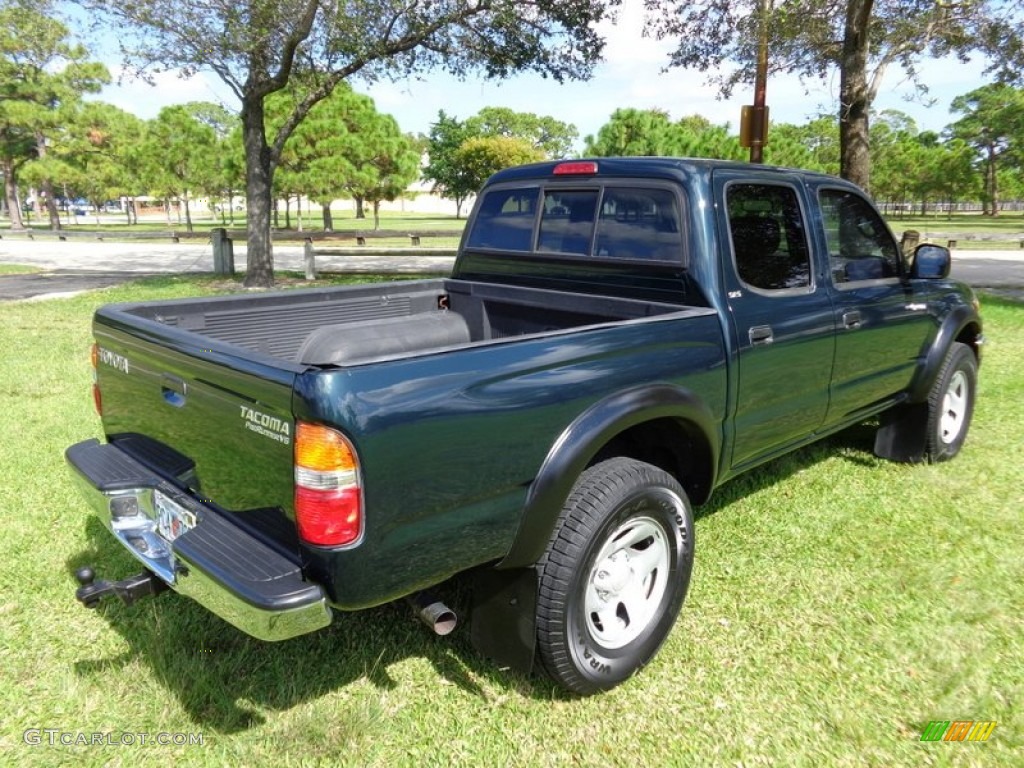 2002 Tacoma V6 PreRunner Double Cab - Imperial Jade Green Mica / Charcoal photo #7