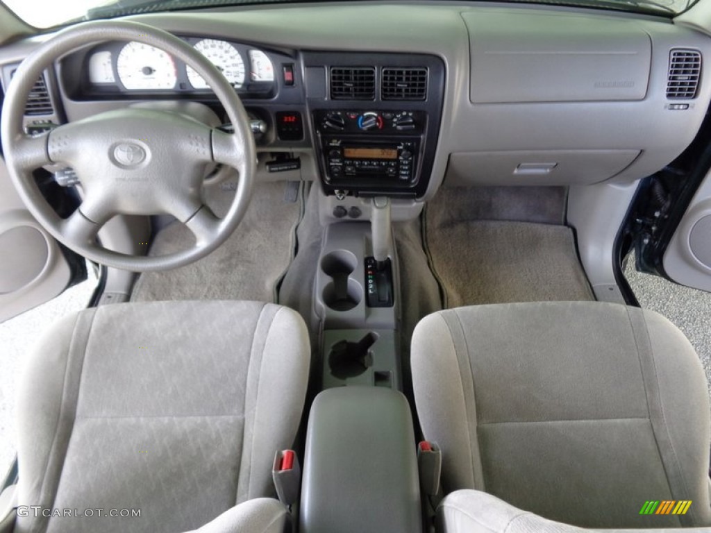 2002 Tacoma V6 PreRunner Double Cab - Imperial Jade Green Mica / Charcoal photo #8