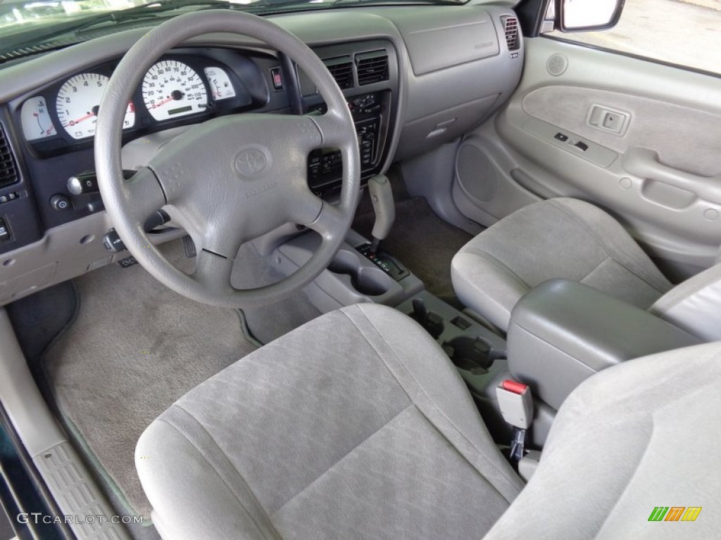 2002 Tacoma V6 PreRunner Double Cab - Imperial Jade Green Mica / Charcoal photo #13