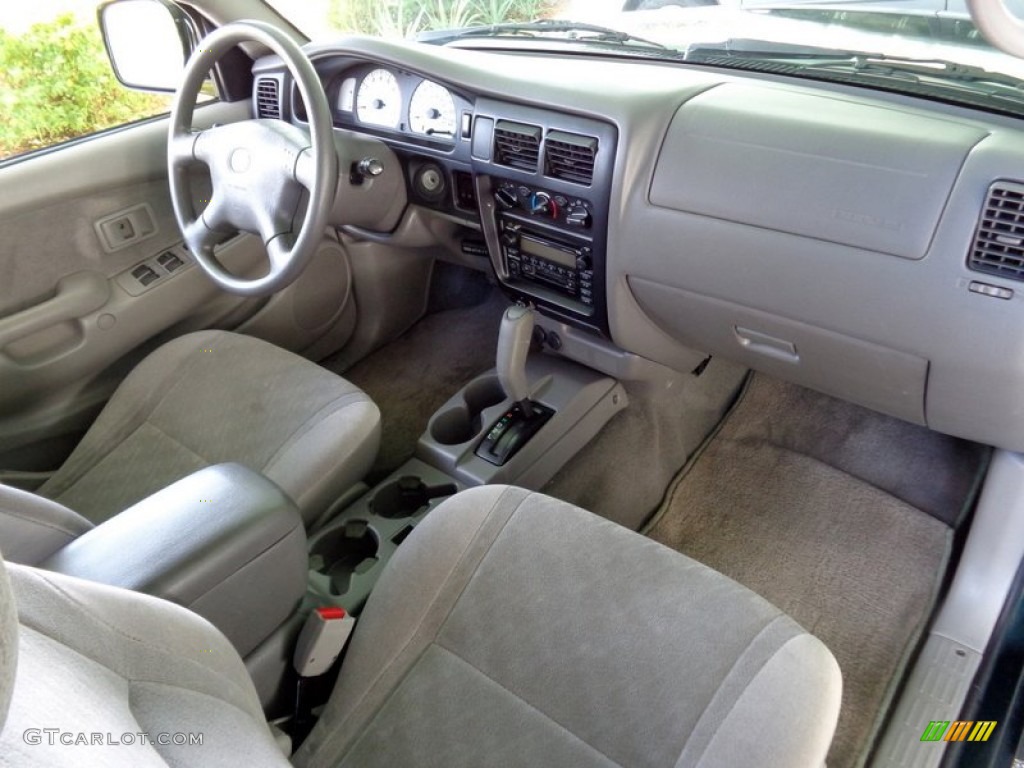 2002 Tacoma V6 PreRunner Double Cab - Imperial Jade Green Mica / Charcoal photo #19