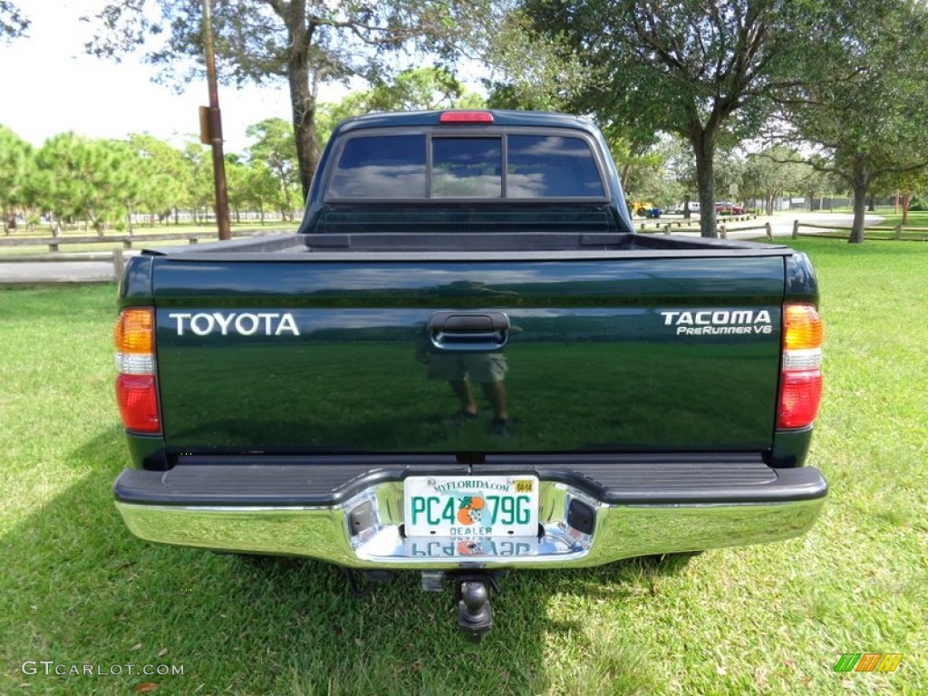 2002 Tacoma V6 PreRunner Double Cab - Imperial Jade Green Mica / Charcoal photo #20