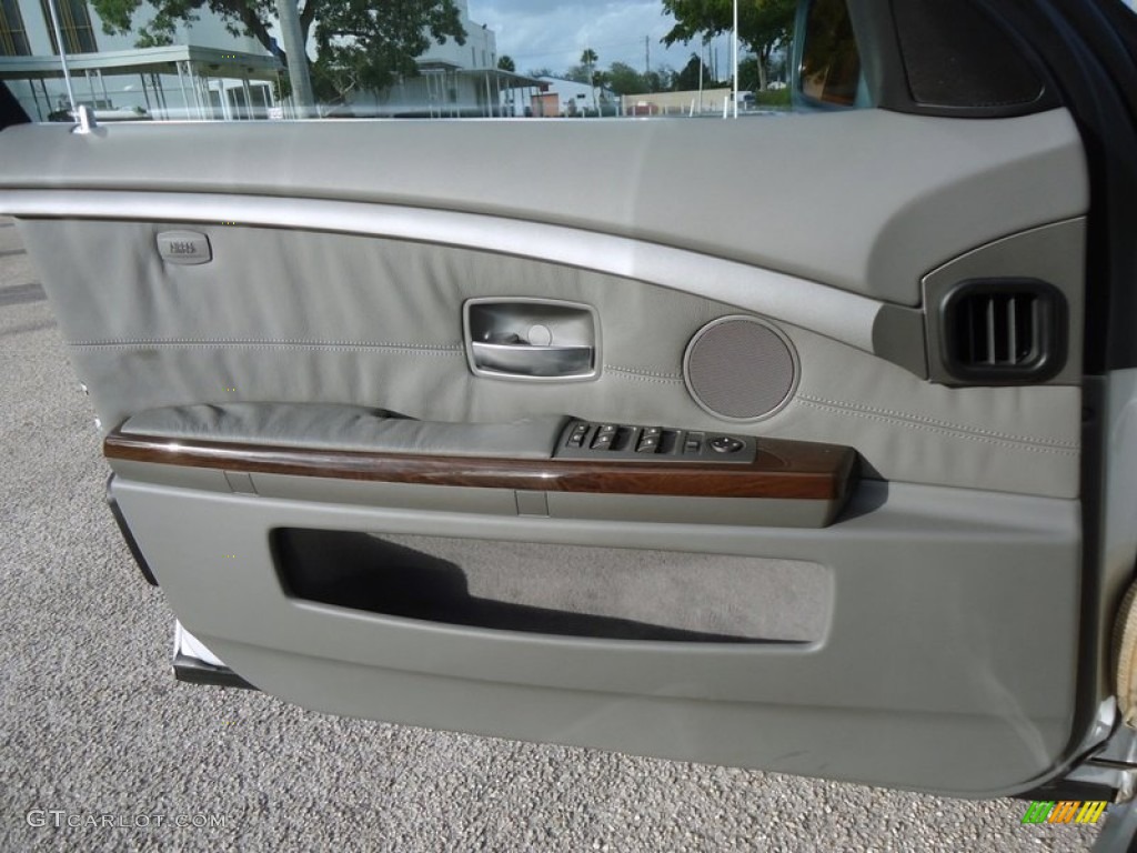 2003 7 Series 745Li Sedan - Titanium Silver Metallic / Basalt Grey/Flannel Grey photo #51