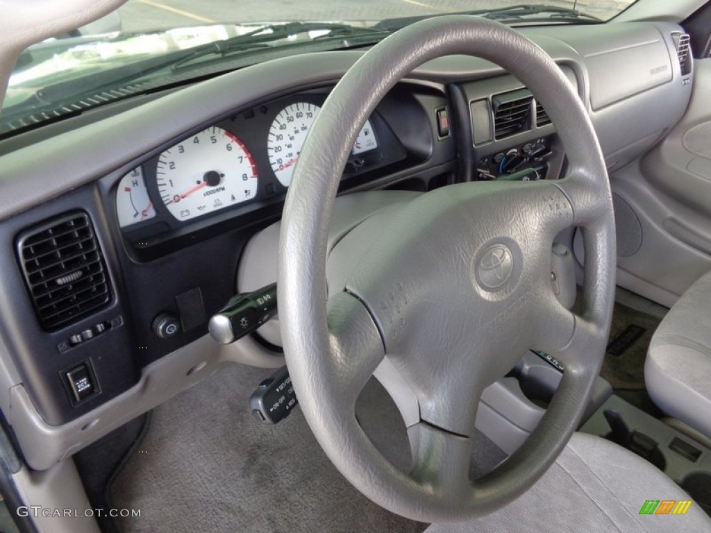 2002 Tacoma V6 PreRunner Double Cab - Imperial Jade Green Mica / Charcoal photo #34