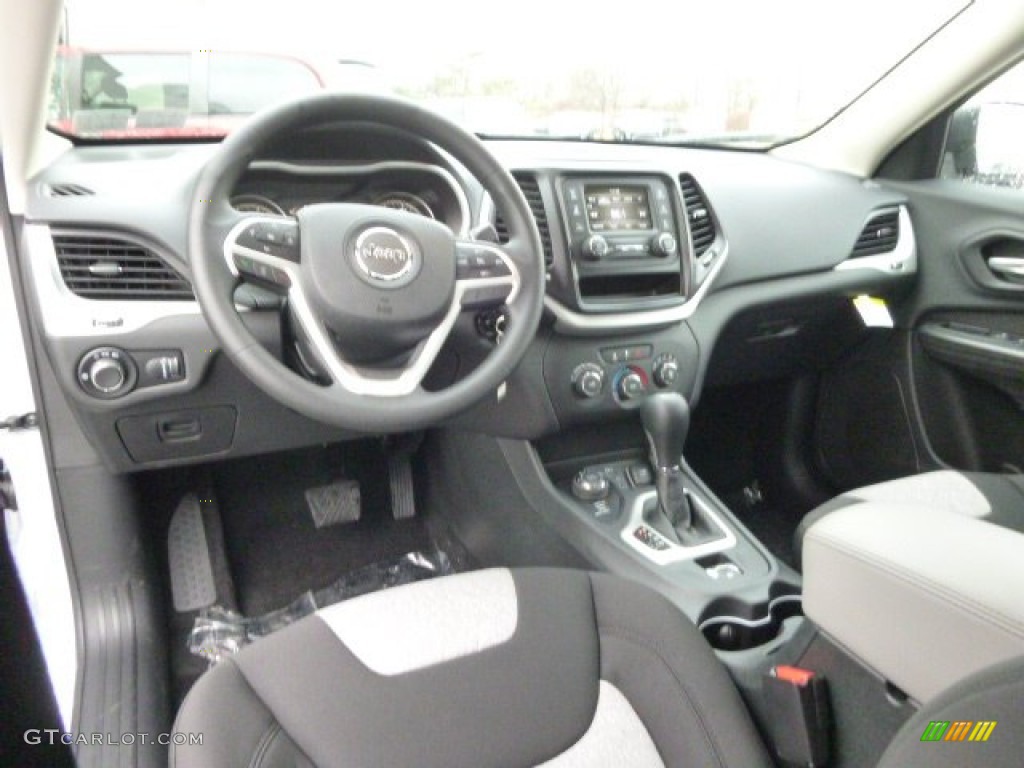Iceland - Black/Iceland Gray Interior 2014 Jeep Cherokee Sport 4x4 Photo #88593473