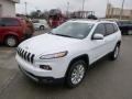 2014 Bright White Jeep Cherokee Limited 4x4  photo #2