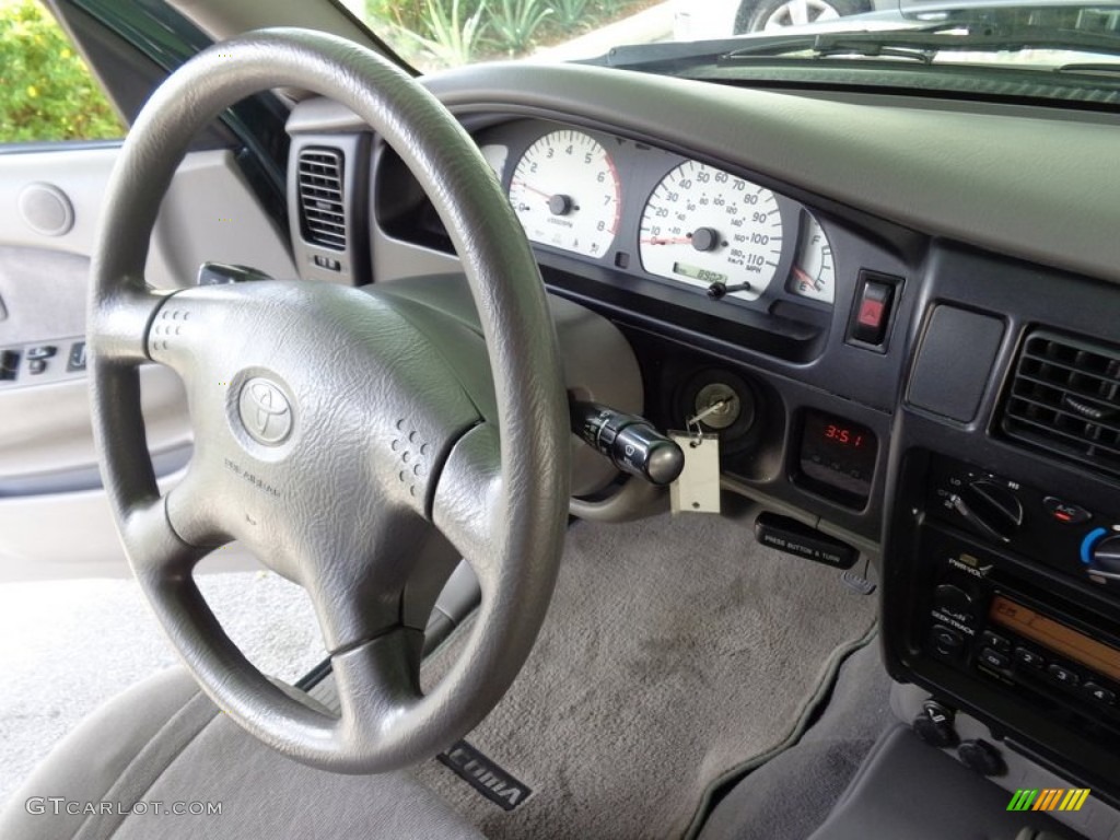 2002 Tacoma V6 PreRunner Double Cab - Imperial Jade Green Mica / Charcoal photo #64