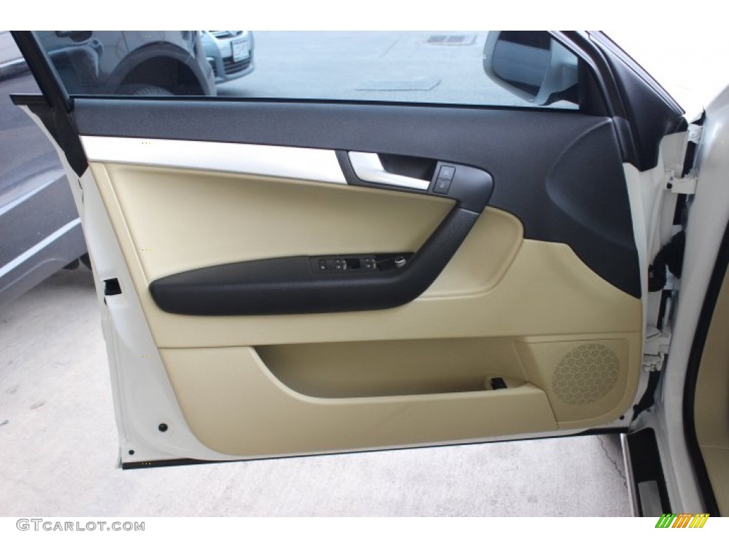 2012 Audi A3 2.0T Luxor Beige Door Panel Photo #88596172