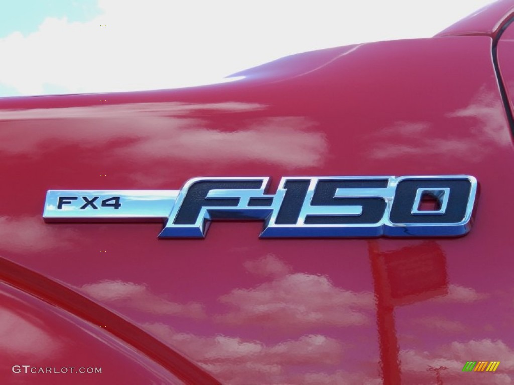 2009 F150 FX4 SuperCrew 4x4 - Bright Red / Black/Black photo #10
